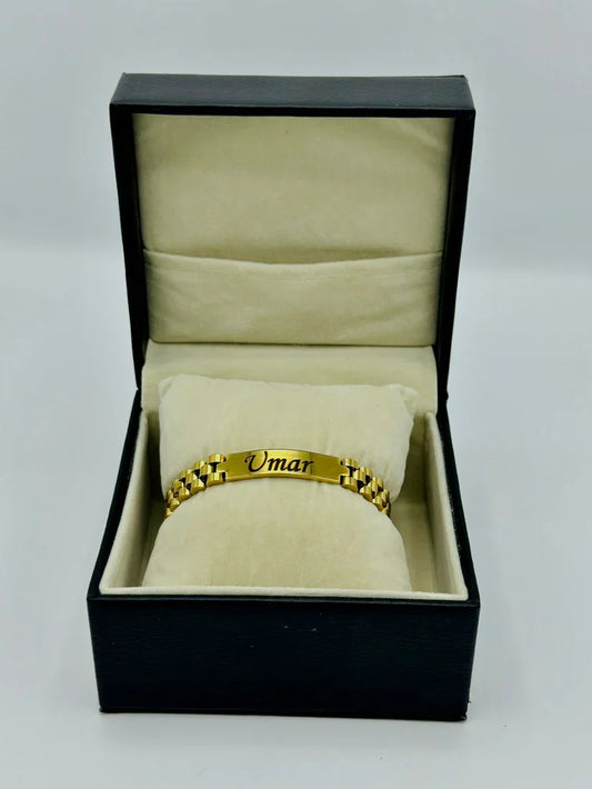 Engraved Name Bracelet + Free Ring Just 1199!